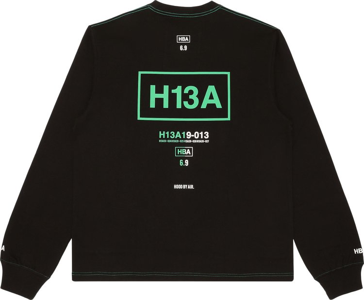 Hood By Air Long Sleeve Tee Black