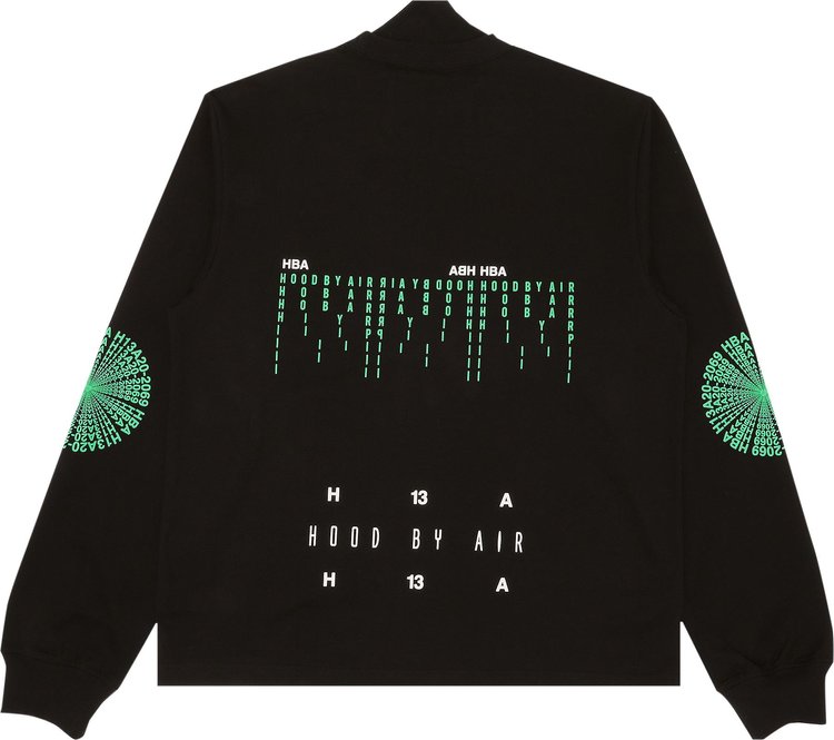 Hood By Air Long Sleeve Tee Black