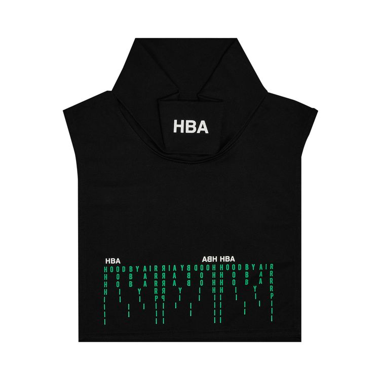 HOOD BY AIR 顔プリント Tシャツ M ブラック HBA