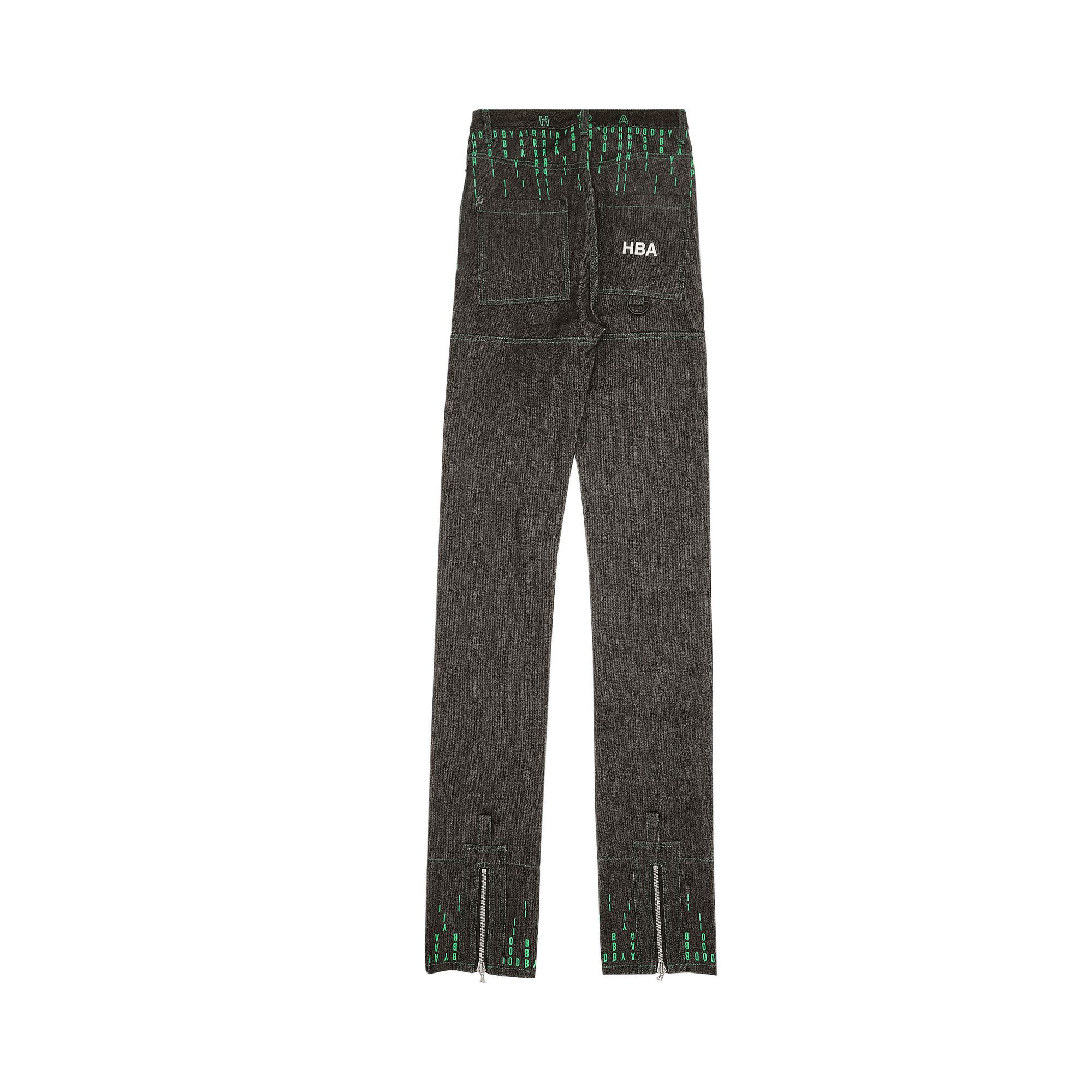 Buy Hood By Air Raw Denim Pant #2 'Black' - HBA 154A 02 | GOAT