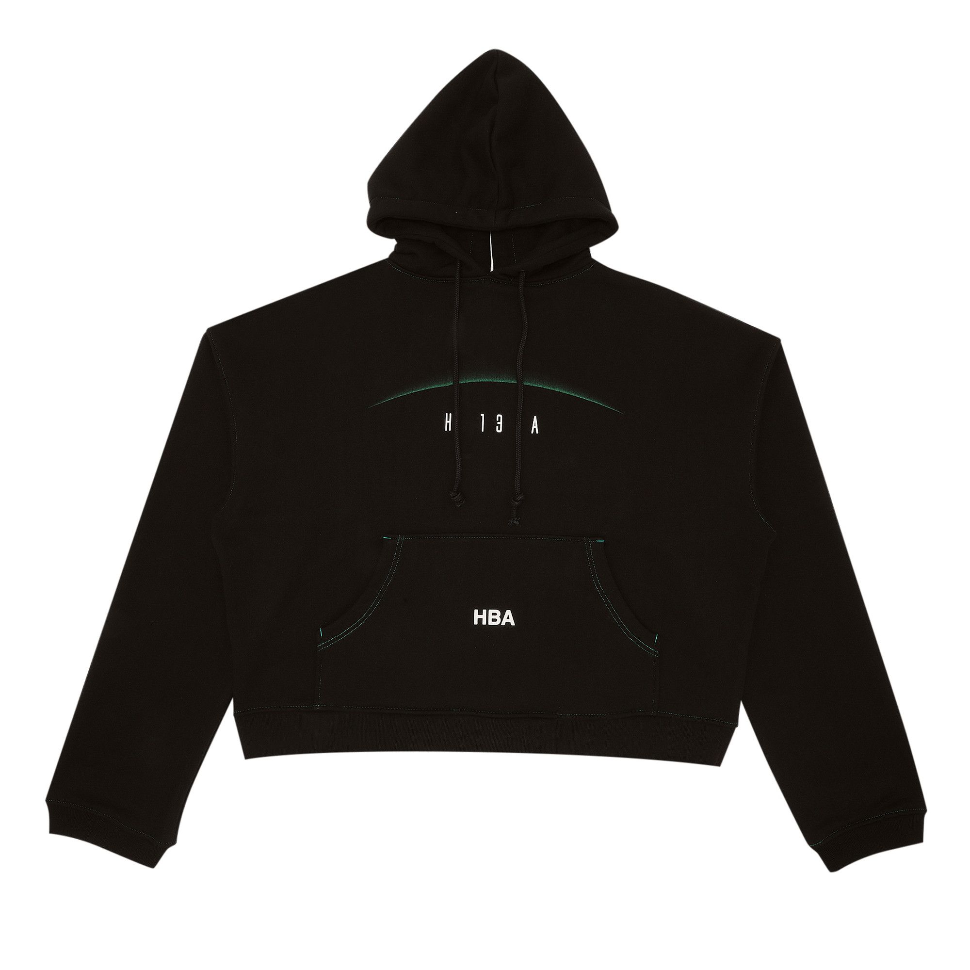 HBA HOOD BY AIR ジップ スカル ブラック スウェット トレーナー Buy Hood By Air Oversized Hooded Sweatshirt 'Black' - HBA 158 000