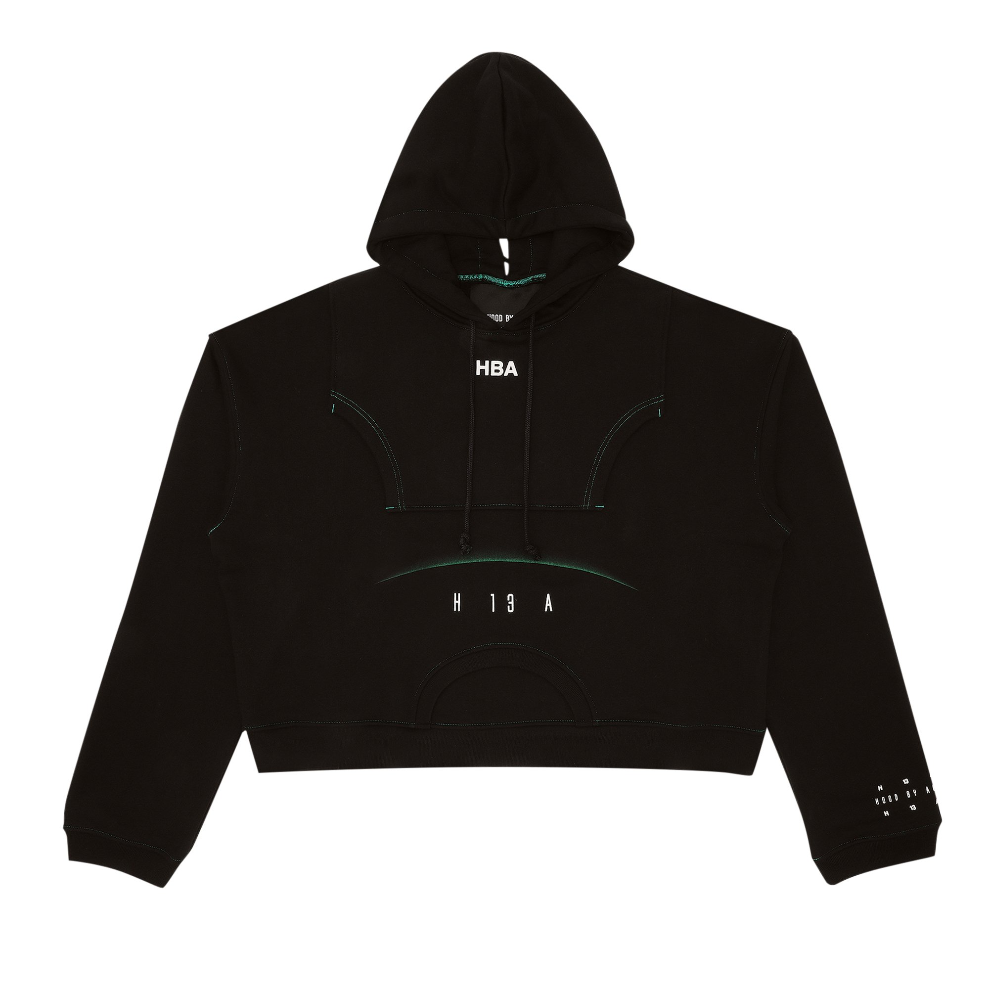Buy Hood By Air Oversized Hooded Sweatshirt 'Black' - HBA 158 000