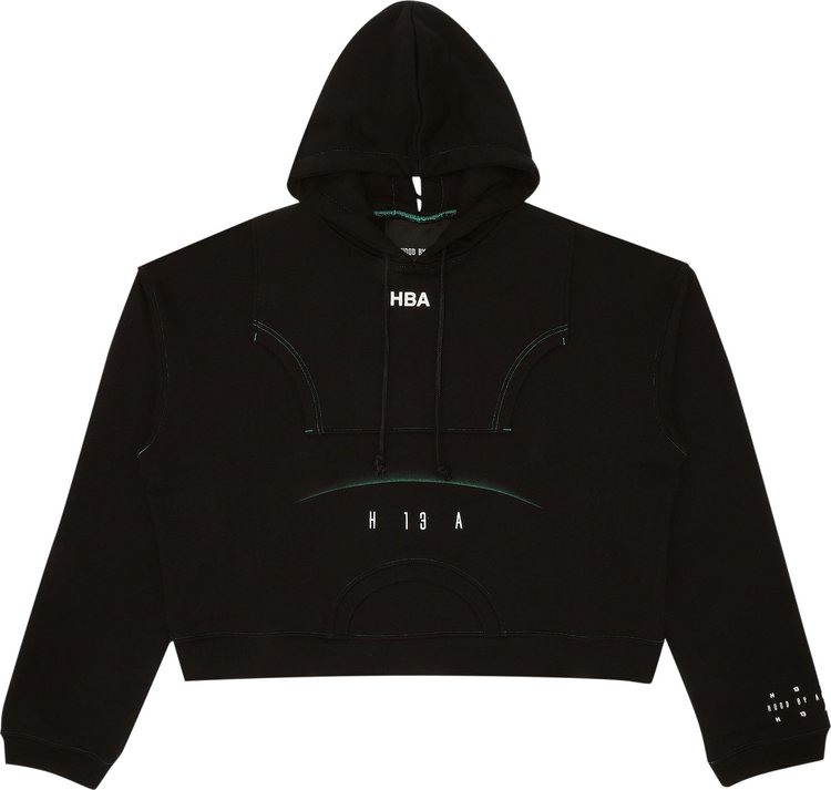 Hood By Air Oversized Hooded Sweatshirt 'Black'