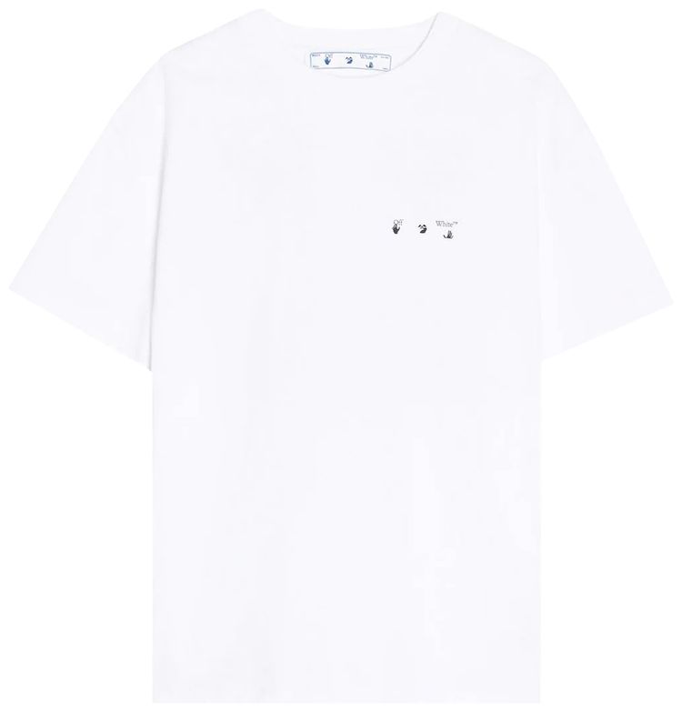 Off White Palace Arrow Reg Tee WhiteBlack