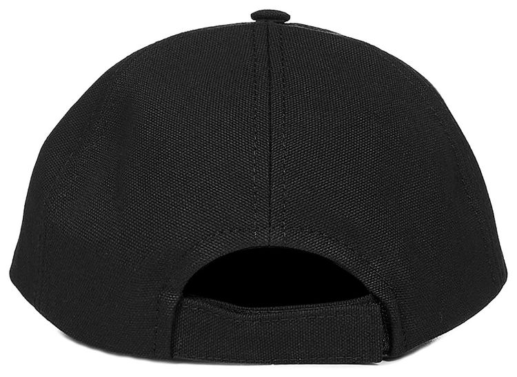 Off White Underlined Logo Baseball Cap BlackWhite