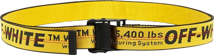Buy Off-White Classic Industrial Belt 'Yellow/Black ...