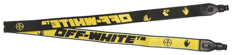Off White Mask Industrial Belt 20 YellowBlack