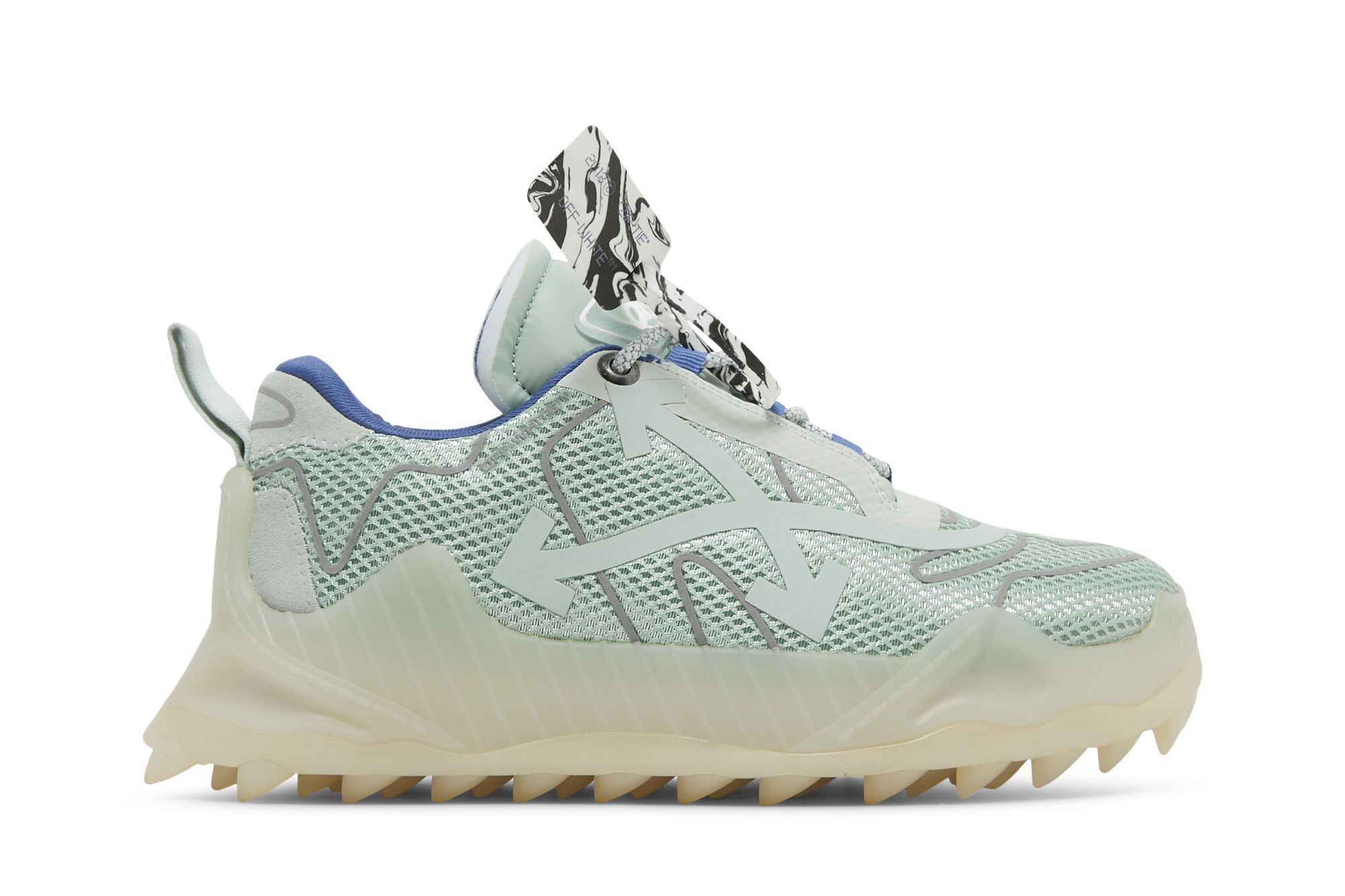 Buy Off White ODSY 1000 Transparent Sole Mint Silver