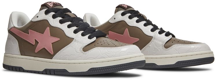 BAPE Court Sta Brown Pink