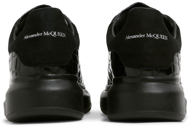 Alexander McQueen Oversized Sneaker Black Crocodile