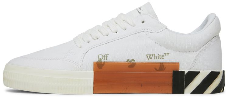 Off White Vulc Sneaker White Navy Blue 2021