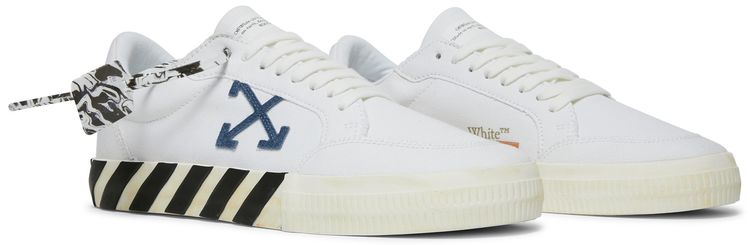 Off White Vulc Sneaker White Navy Blue 2021
