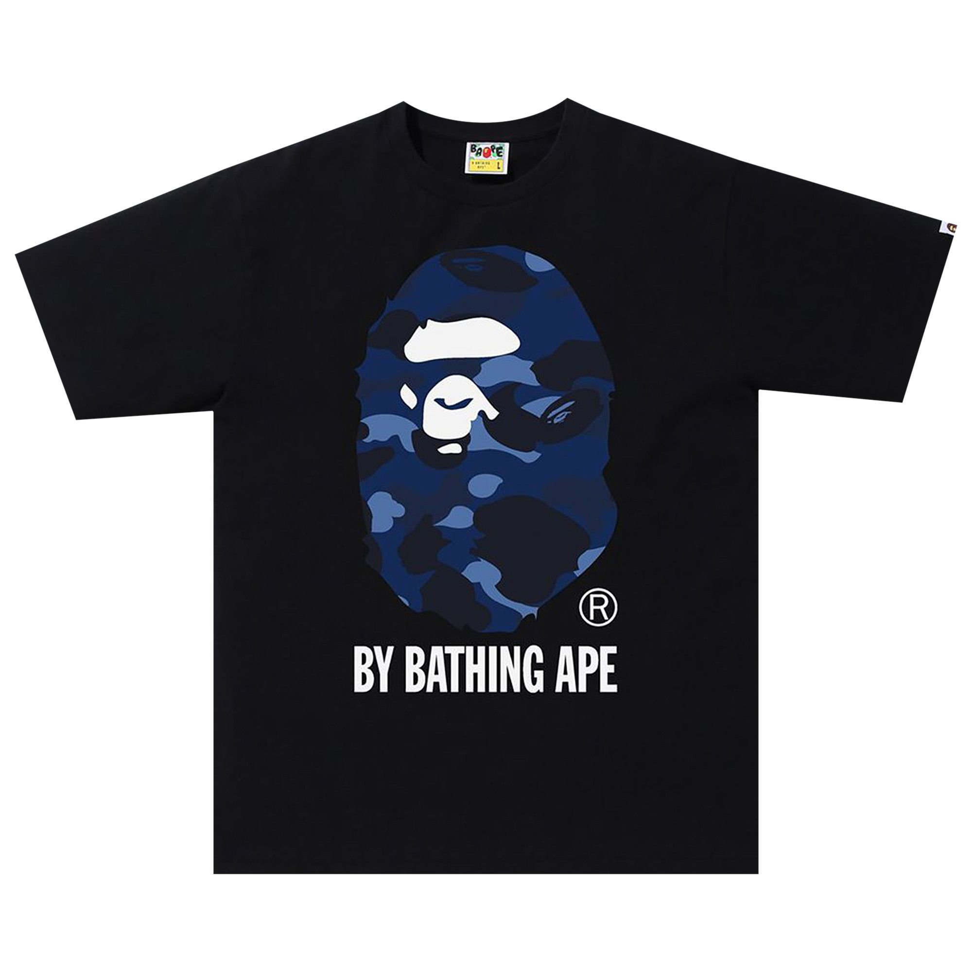 Navy blue new arrivals bape shirt
