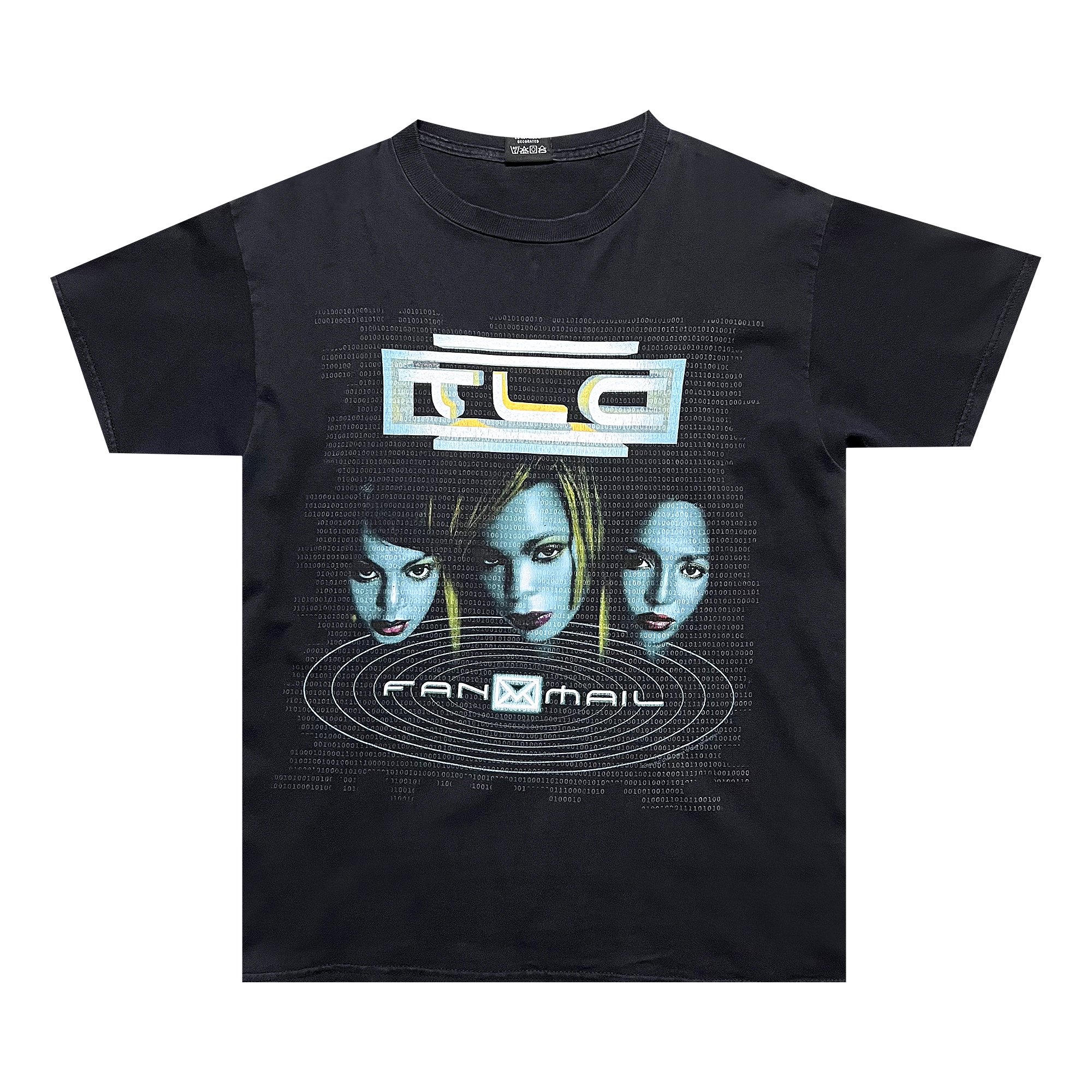 Buy Vintage TLC Fanmail World Tour Tee 'Faded Black' - 2903 