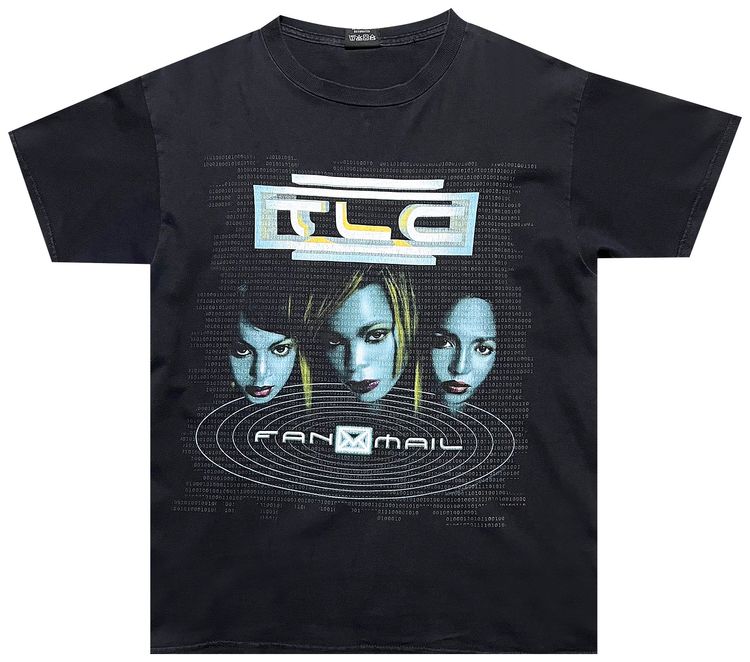Vintage TLC Fanmail World Tour Tee Faded Black