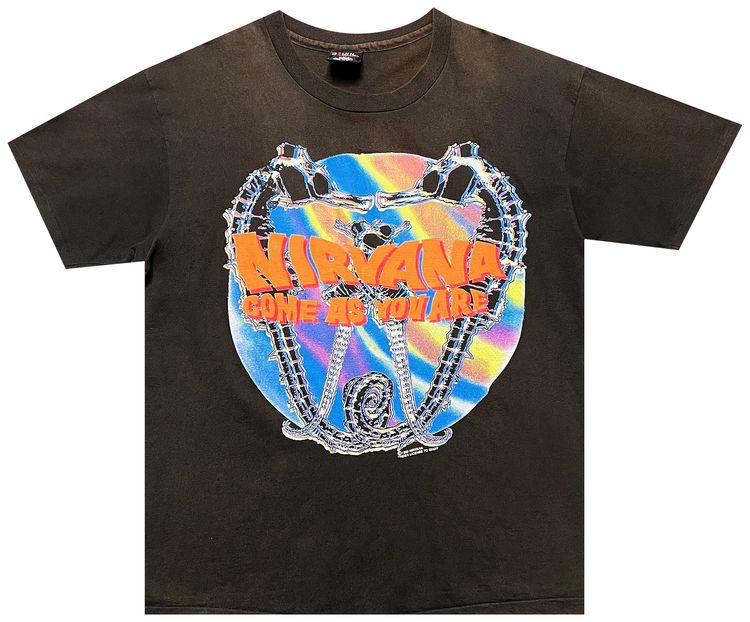 Vintage Nirvana Come As You Are Tee Faded Black