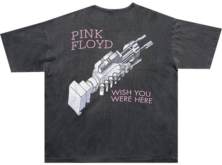 Vintage Pink Floyd Wish You Were Here Tee Faded Black