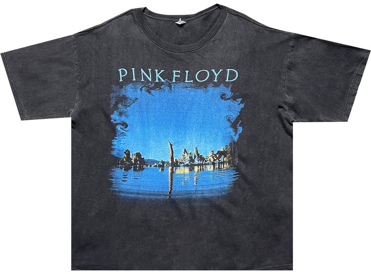 Vintage Pink Floyd Wish You Were Here Tee Faded Black