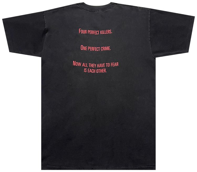 Vintage Reservoir Dogs Lets Go To Work Tee Black