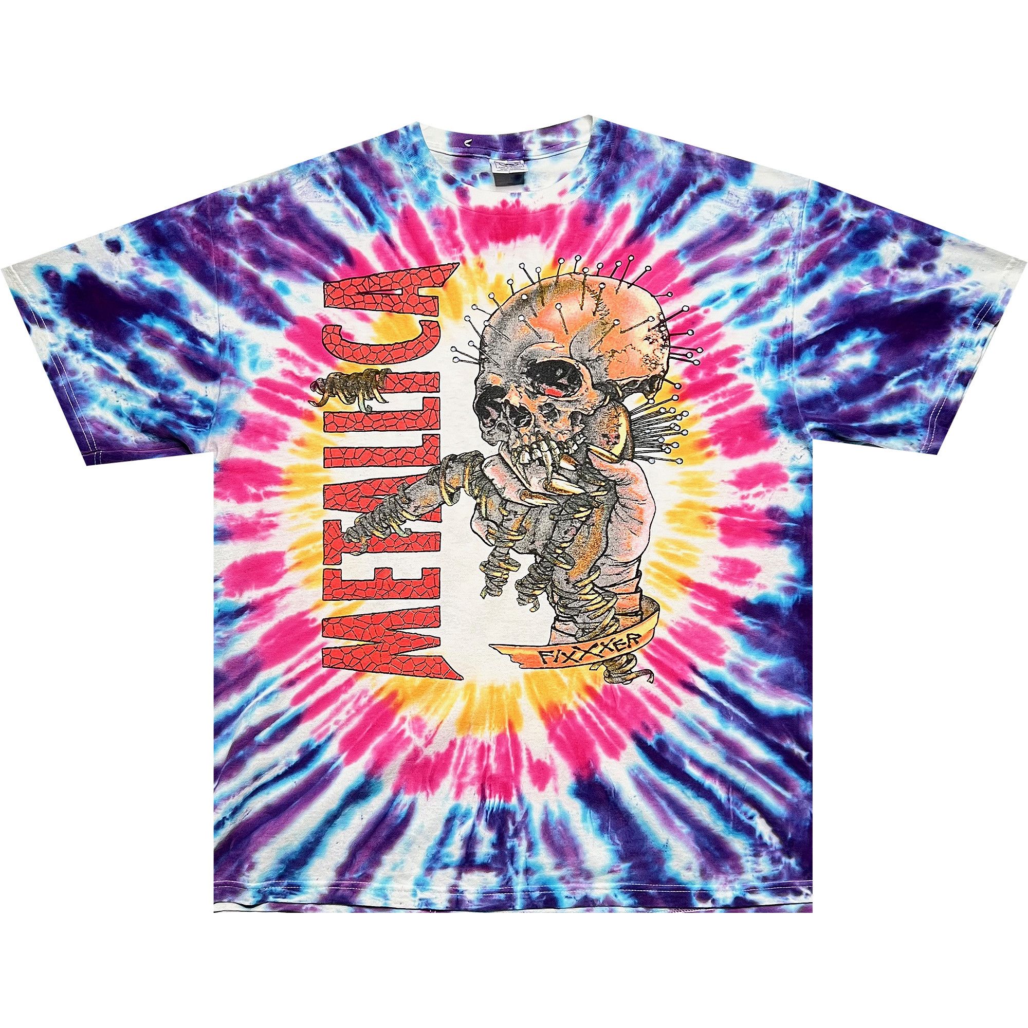 Buy Vintage Metallica Summer Sanitarium Tour Tee Tie Dye 2903 120000103MSST TIE GOAT