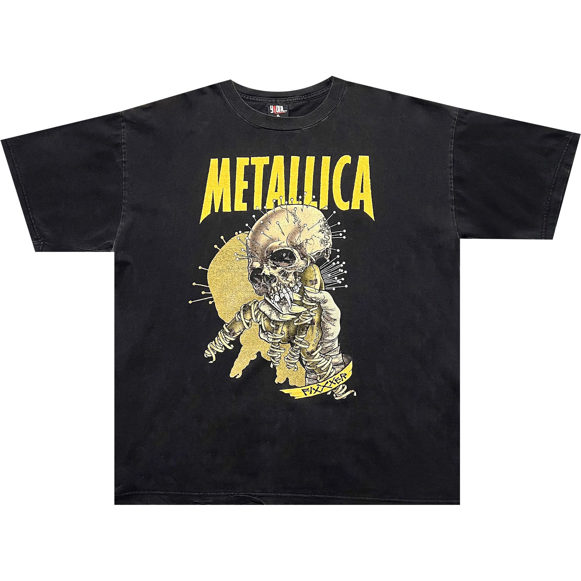 Buy Vintage Metallica Fixxxer Tee 'Faded Black' - 2903