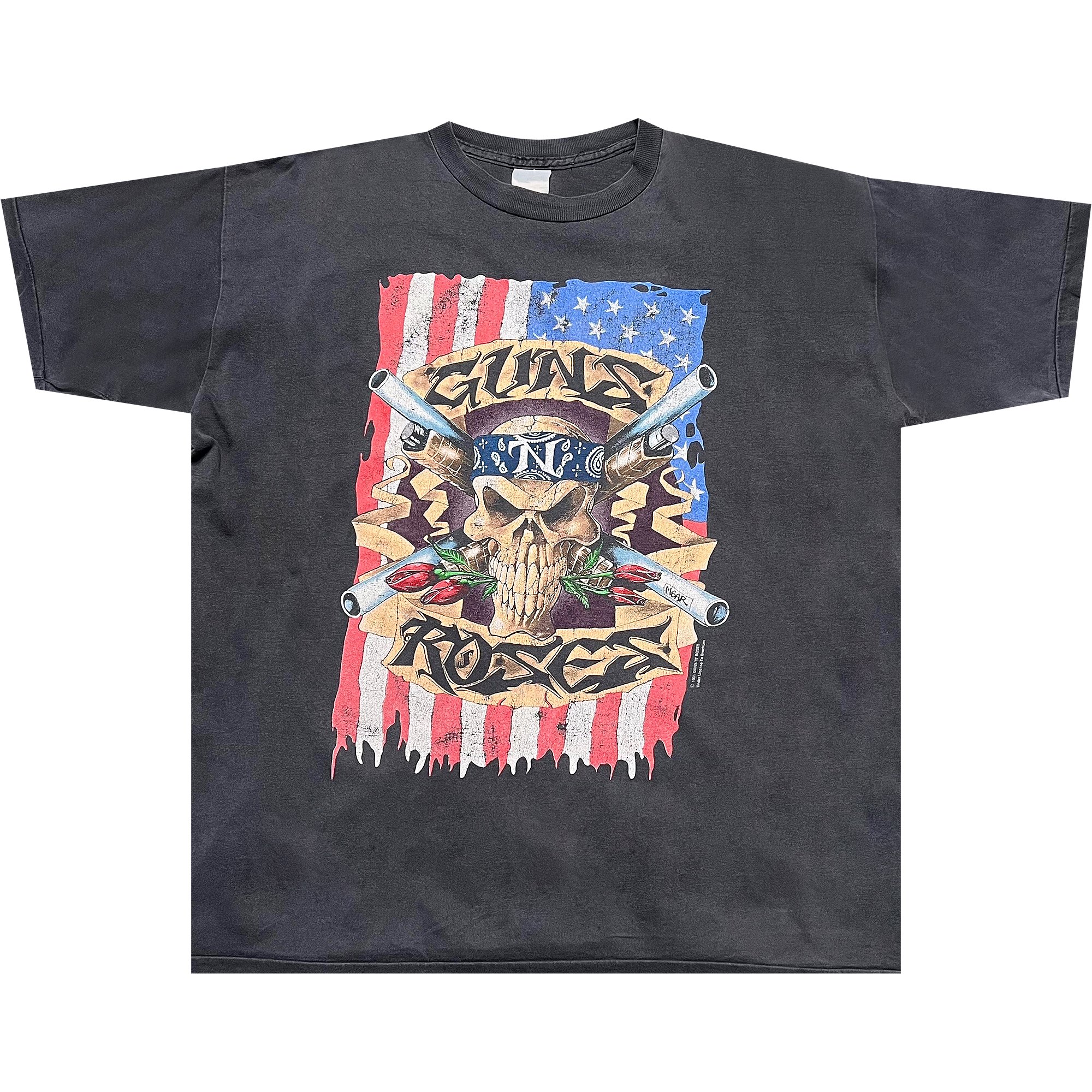 Buy Vintage Guns N' Roses G n' F'n Rs! Tee 'Faded Black' - 2903 ...