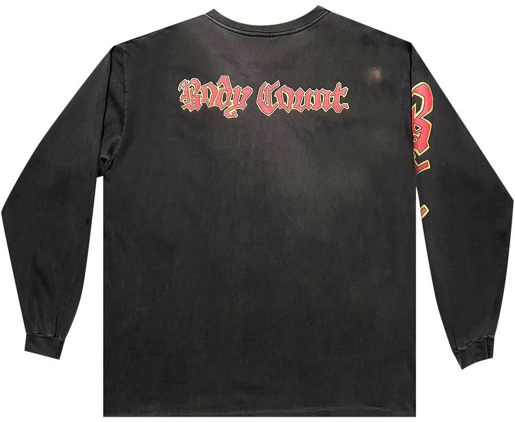 Vintage Body Count 666 Tee Faded Black