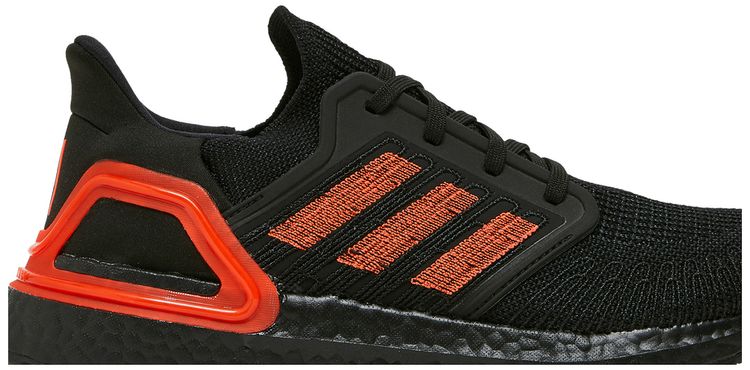 Adidas UltraBoost 20 Black Solar Red