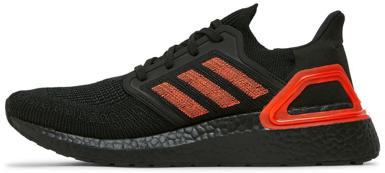 Adidas UltraBoost 20 Black Solar Red