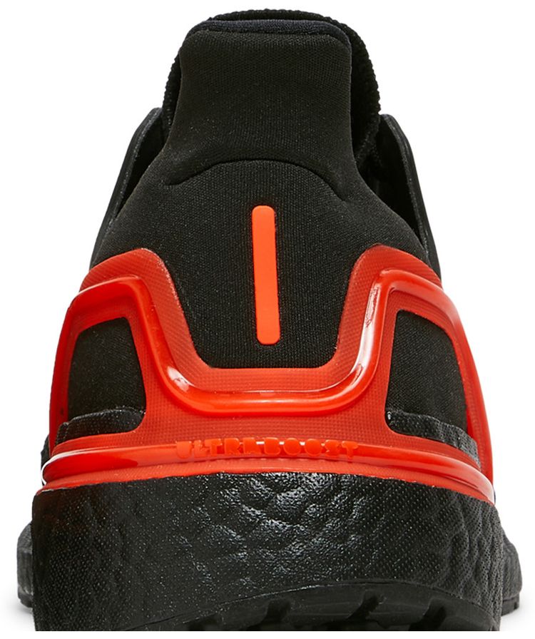 Adidas UltraBoost 20 Black Solar Red