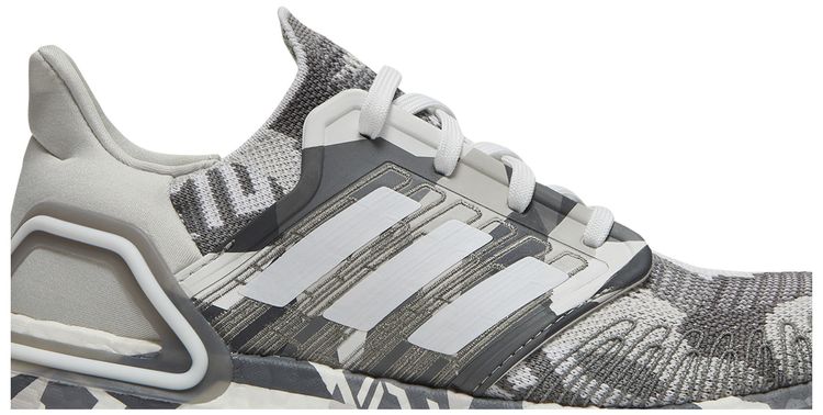 Adidas UltraBoost 20 Monochromatic Graphic   Grey
