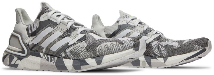 Adidas UltraBoost 20 Monochromatic Graphic   Grey