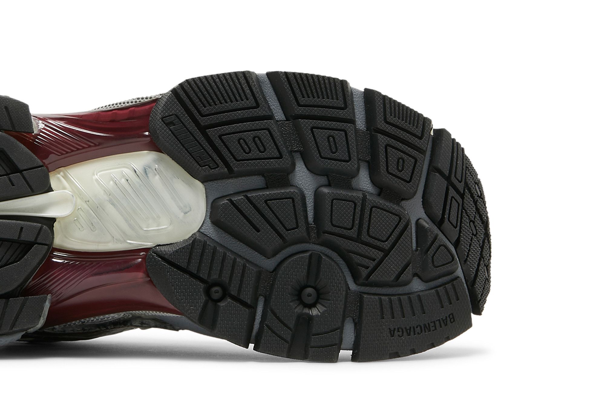 Balenciaga burgundy shoes online