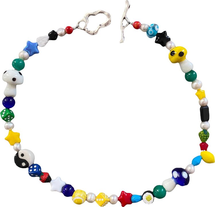 Ian Charms Convenience Store Necklace 'Multicolor'