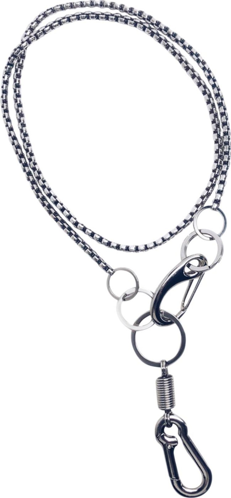 Martine Ali Myles Boxer Wallet Chain Necklace 'Silver'