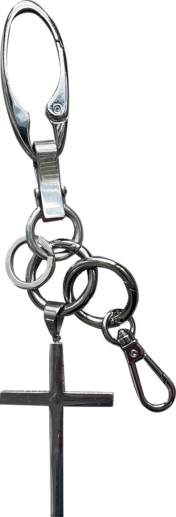 Martine Ali Cross Keychain Silver