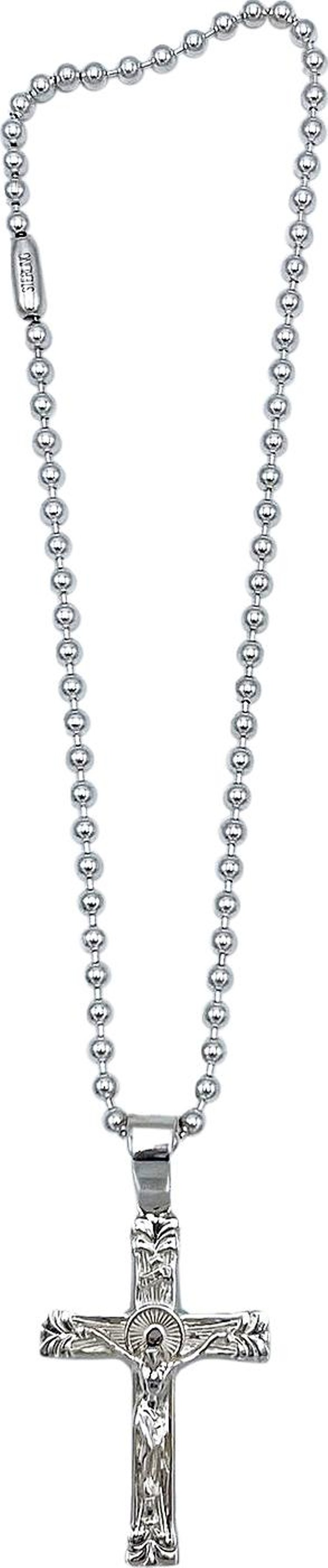 Martine Ali Cecile Cross Necklace 'Silver'