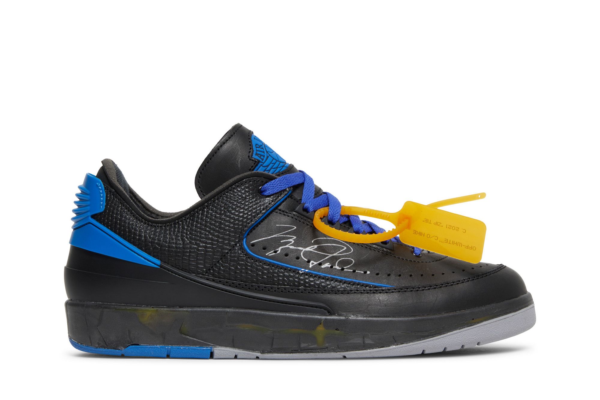 Buy Off-White x Air Jordan 2 Retro Low SP 'Black Varsity