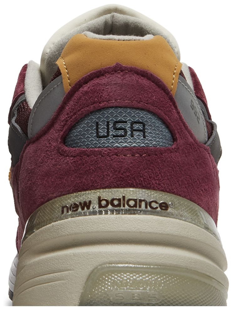 New Balance 992 Made in USA Burgundy