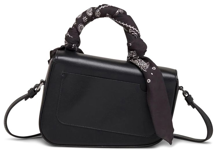 Palm Angels Bandana Handle Crash Bag BlackWhite