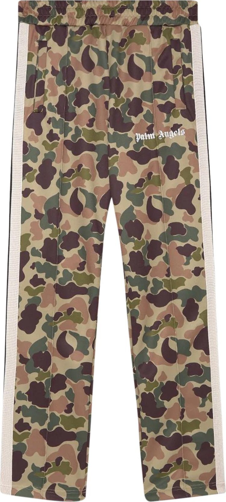 Palm Angels Camo Track Pants MilitaryWhite