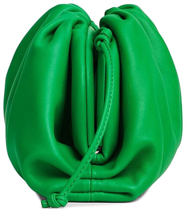 Bottega Veneta Mini Pouch Bag ParakeetSilver