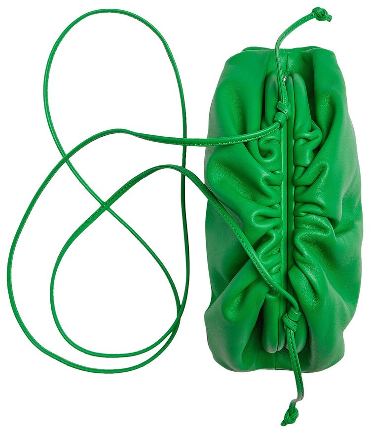 Bottega Veneta Mini Pouch Bag ParakeetSilver