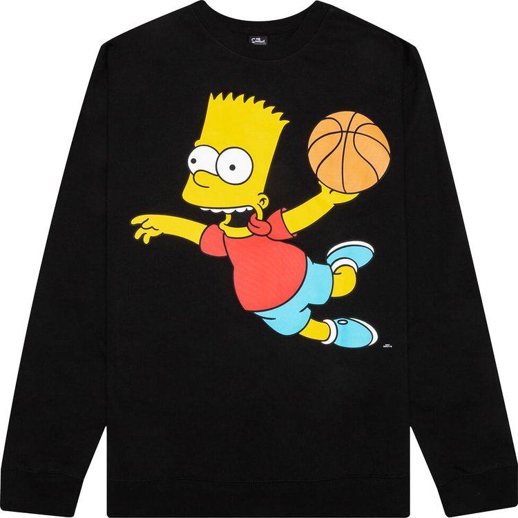Chinatown Market x The Simpsons Air Bart Crewneck Sweatshirt 'Black'