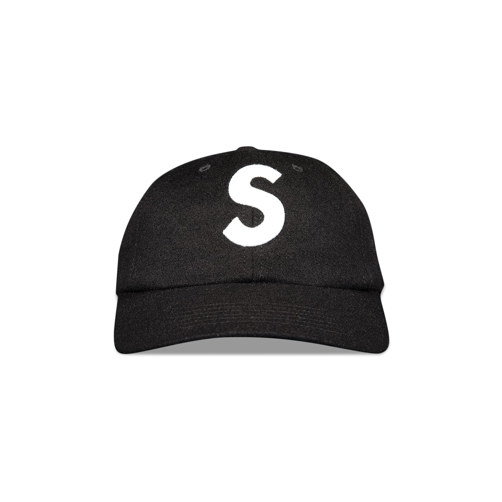 Supreme Wool S Logo 6-Panel 'Black' | GOAT