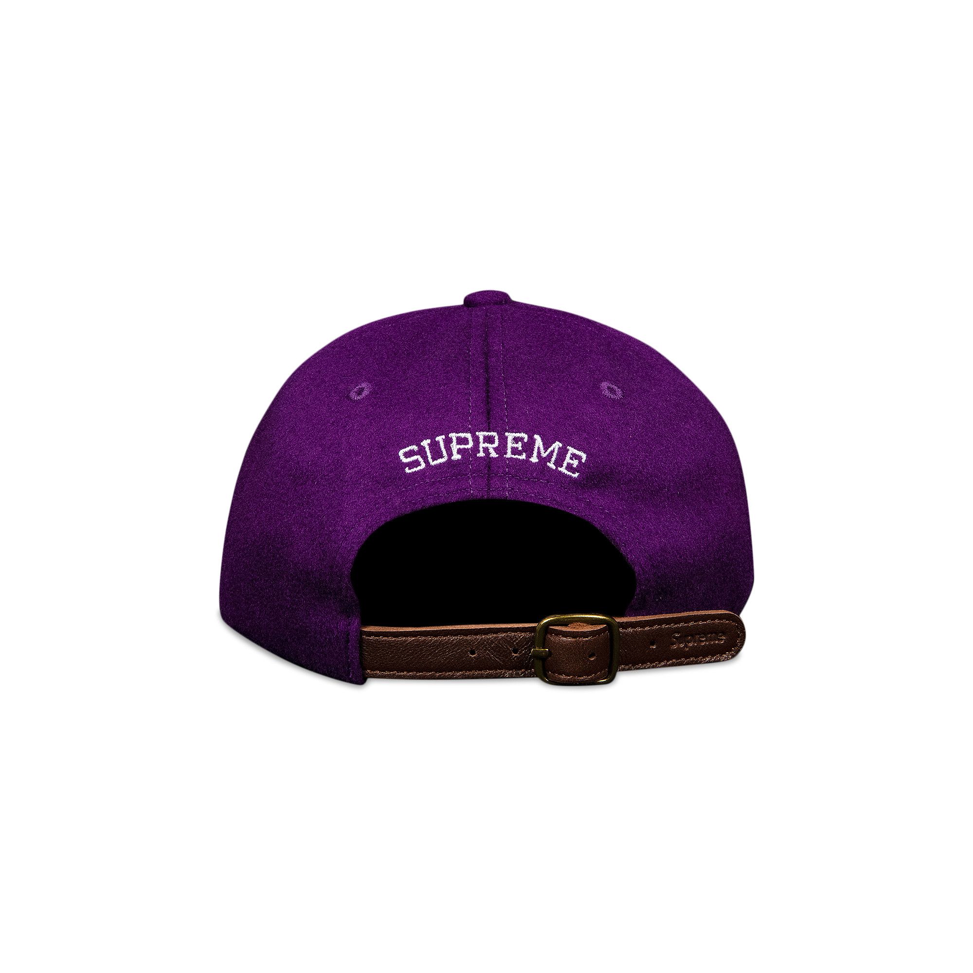 帽子 Supreme - Wool S Logo 6-Panel cap purple Buy Supreme Wool S Logo 6-Panel 'Purple' - FW21H54 PURPLE | GOAT