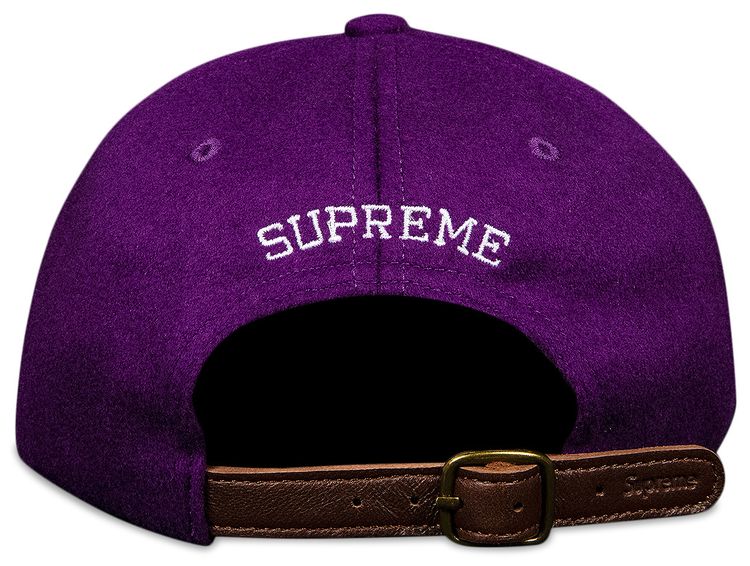 Supreme Wool S Logo 6 Panel Purple