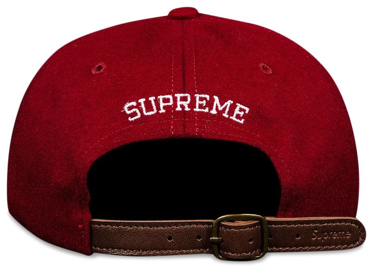 Supreme Wool S Logo 6 Panel Red