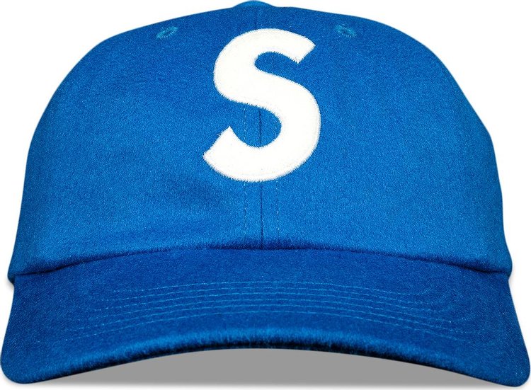 Supreme Wool S Logo 6 Panel Blue