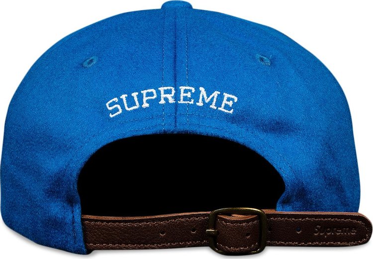 Supreme Wool S Logo 6 Panel Blue